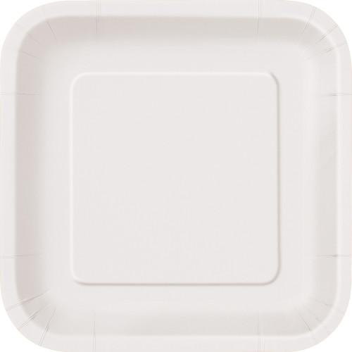 White Solid Square 9