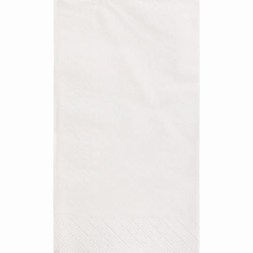 White Solid Guest Towels, 20ct