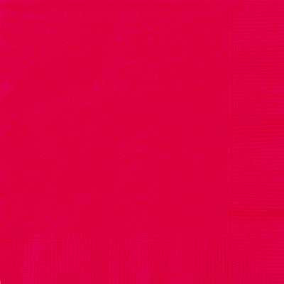 Ruby Red Solid Luncheon Napkins 20ct
