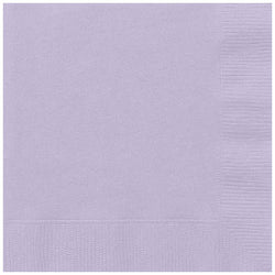 Lavender Solid Beverage Napkins, 20ct