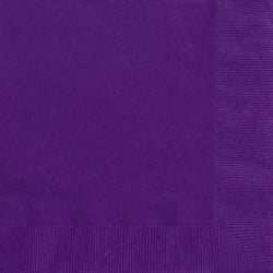 Deep Purple Solid Luncheon Napkins, 20ct