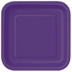Deep Purple Solid Square 7