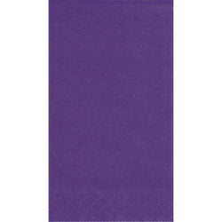 Deep Purple Solid Guest Towels, 20ct