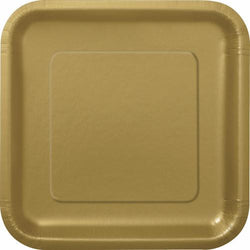 Gold Solid Square 7