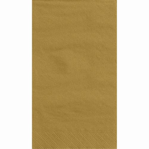 Gold Solid Guest Towels, 20ct