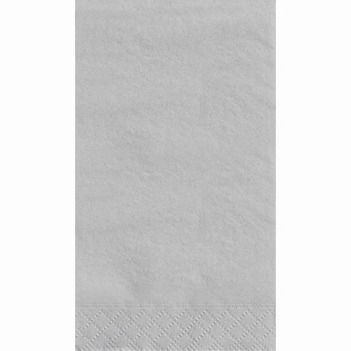 Silver Solid Guest Towels, 20ct