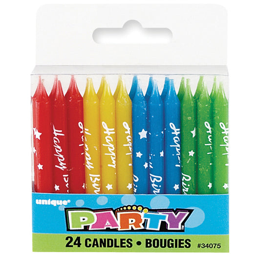 Happy Birthday Script Candles 2.5