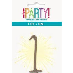 1  Numeral 1 Party Sparkler