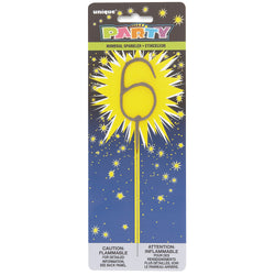 1  Numeral 6 Party Sparkler