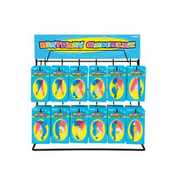 Number Birthday Candle Floor Display 144pc