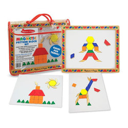 Melissa & Doug Magnetic Pattern Block Kit (6)