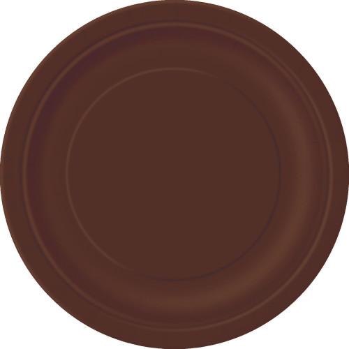Brown Solid Round 9