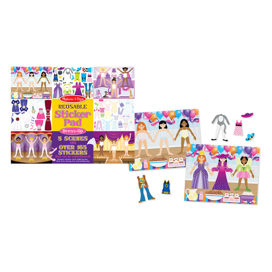 Melissa & Doug Reusable Sticker Pad - Dress-Up (20)