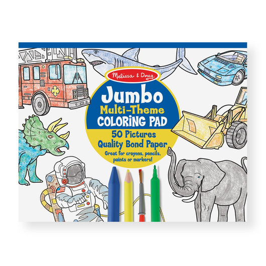 Melissa & Doug Jumbo Coloring Pad - Blue (11