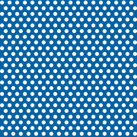 Royal Blue Dots Gift Wrap, 30