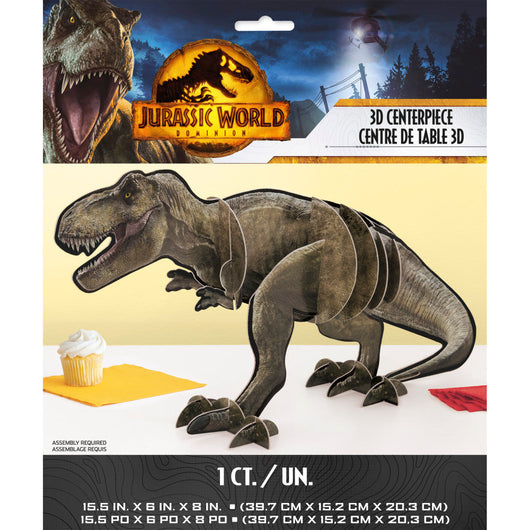 Jurassic World 3 3D Dinosaur Centerpiece