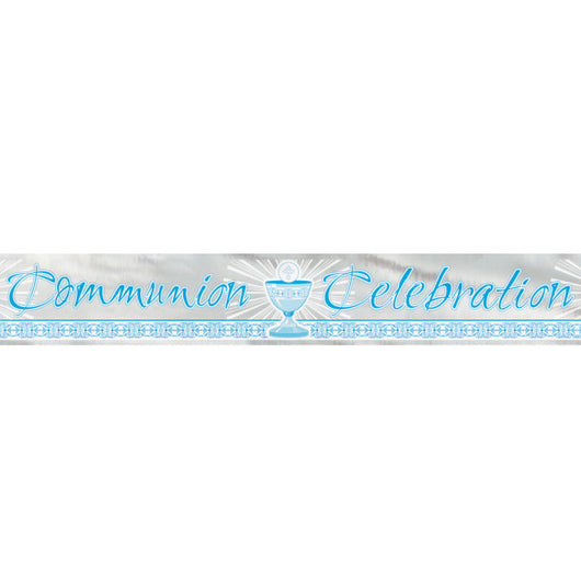 Foil Blue Radiant Cross 