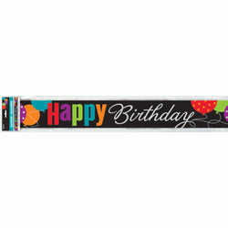 Foil Birthday Cheer Banner, 12 ft