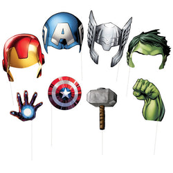 Avengers Assemble Photo Booth Props, 8ct