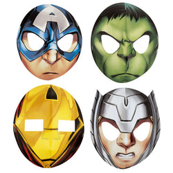 Avengers Assemble Party Masks, 8ct