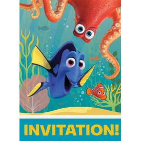 Finding Dory Party Invitations, 8ct.