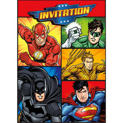 Justice League Party Invitations, 8ct.