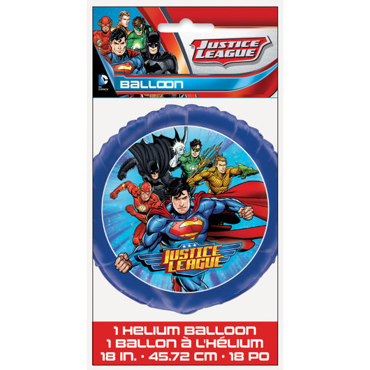 Justice League Round Foil Balloon 18