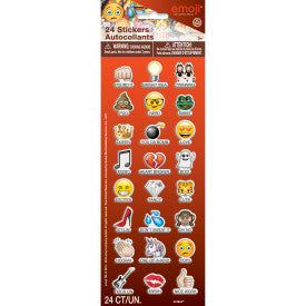 Emoji Sayings Puffy Sticker Sheet, 1ct