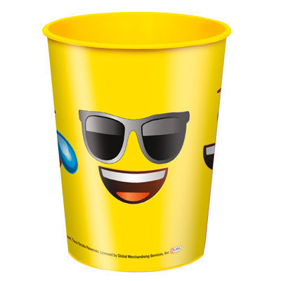 Emoji Faces Party Favor Plastic Cup 16oz