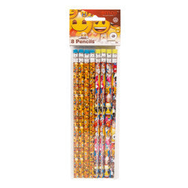 Emoji Pencils, 8ct.