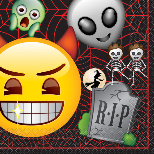 Emoji Halloween Luncheon Napkins, 16ct