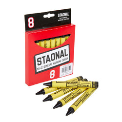 Crayola Staonal Marking Crayon Black 8ct. (12)