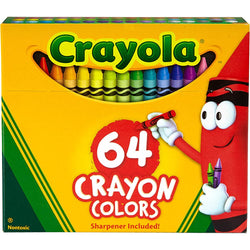Crayola 64ct. Crayons - Non-Peggable (48)