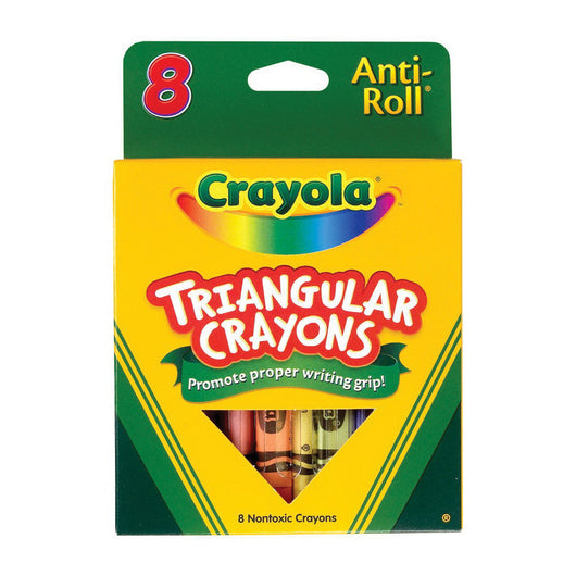 Crayola Anti-Roll Triangular Crayons 8ct. (24)
