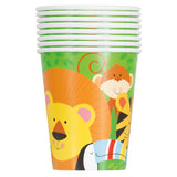 Animal Jungle 9oz Paper Cups, 8ct