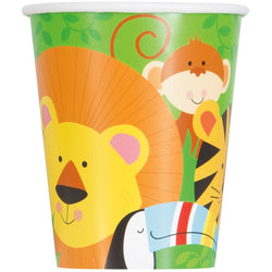 Animal Jungle 9oz Paper Cups, 8ct
