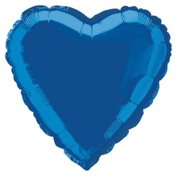 Royal Blue Solid Heart Foil Balloon 18