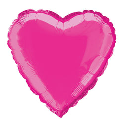 Solid Heart Foil Balloon 18