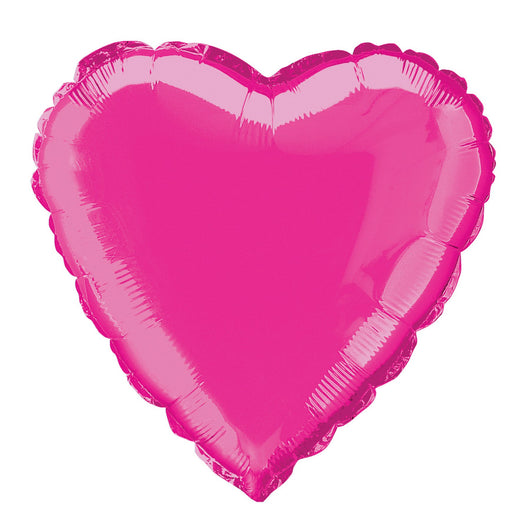 Solid Heart Foil Balloon 18