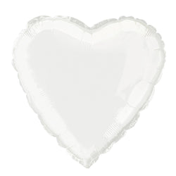 Solid Heart Foil Balloon 18