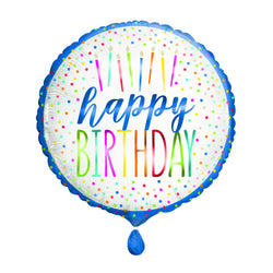 Silver Style Birthday Foil Balloon 18