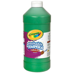 Crayola Artista II Washable Tempera Paint, 32oz - Green (6)