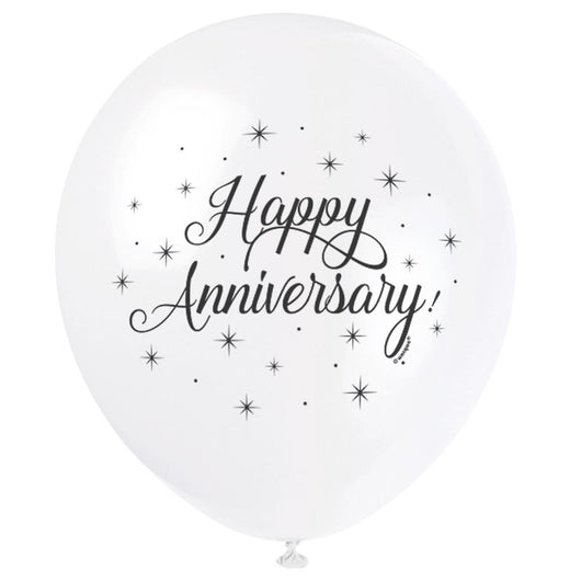 White Happy Anniversary 12