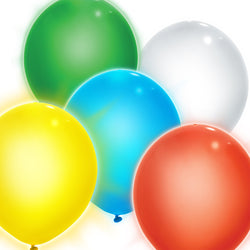 Assorted Bold Light Up Balloons, 5ct