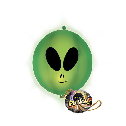 Alien Light Up Punch Ball Balloon