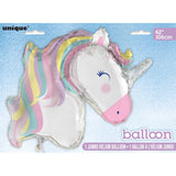 Unicorn Giant Foil Balloon 42", Packaged
