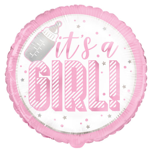 Pink It‰ۡó»s a Girl Foil Balloon 18