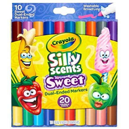 Crayola Silly Scents Sweet Dual-Ended Markers 10ct. (24)