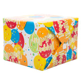 Glitzy Gold Birthday Gift Wrap, 30" x 5 ft