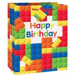 Building Blocks Birthday Large Gift Bag